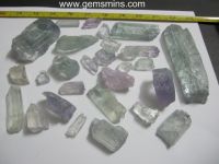 Sell Kunzite Rough Crystals ( Facet Qaulity )