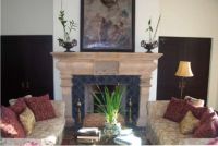 fireplace mantel