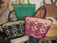 Sell wheat straw bags, handmade, summer bags