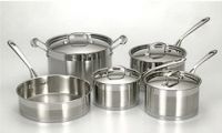 9PCS STAINLESS STEEL COOKWARE SET