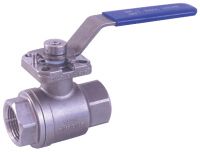 Sell Stainless steel 2pc ball valve 1000psi with mounting pad