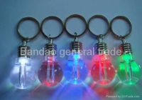 Sell key chain/led key ring/ plastic /craft for promotion