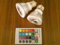 Sell High Power LED lamp-RGB with remote control