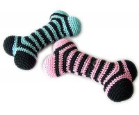 Sell crochet pet toys - Bone Squeaker