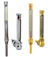 Metal Tube Industrial Glass Thermometer