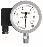 All Stainless Steel Pressure Gauge with Electrical Contact (Micro-switch Type)