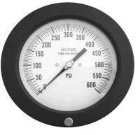 Aluminum Case Solid Front Pressure Gauge