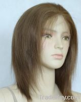 Sell 100% Human Hair Silky Straight Lace Front Wig