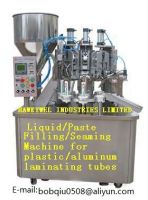 liquid filling/seaming machine for paste in tubes