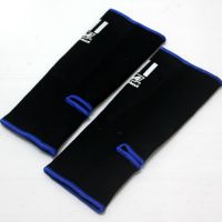 Boxing Ankle Wrap Support Black with Blue Trim by Ankle Support: Ankle Guards: Protected Sport Ankle Braces: Many Different colors: