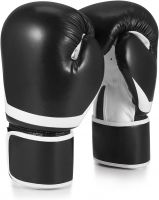 ASHWAY Boxing Sparring Training Glovesfor Men & Women, Kick boxing Sparring Training Gloves, Muay Thai Style Punching Bag Mitts, Fight Gloves (Black, 8, 10, 12, 14, 16 oz )