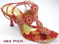 fancy sandal, wedding sandal, bride sandal