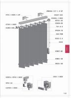 VCU03L-1INCH British Vertical blinds components-chain control system