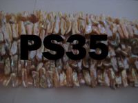 Sell Biwa pearls strands natural color