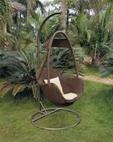 rattan swing chair