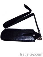 Sell electronic cigarette ego zipper case leather bag