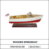 Sell modern nautical  wooden yacht  model -- scale ships-speed boat