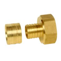Sell male straight brass fitting for pex pipe