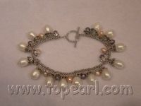 handcrafted freshwater pearl bracelet