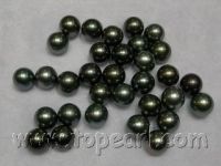 Top quality 12-13mm Tahitian black loose pearls