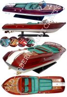 Sell Wooden Speed Boat Model: Luxury Speed Boat