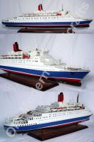 Sell Wooden Cruise Ship Model: Queen Elizabeth 2
