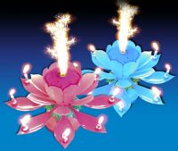 Sell Flower Music Birthday candle