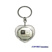 Sell LCD Solar Key Ring Heart Shapped with image blinking (AK013 )