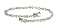 Sterling Silver Jewelry Bracelet w/Mixed CZSell
