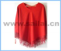 Sell 100% cashmere shawl / poncho / wool shawl