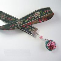 Hand Made Resin Flowers Bookmarks A00102