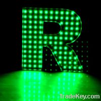 Sell Resin LED Letters with Aluminum Molded Trim Cap