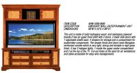 ARM-1008-0600 EMISSARY WALL ENTERTAINMENT CENTER