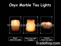 Marble Onyx Tea Light