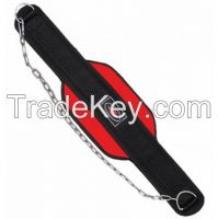 Weight Lifting Neoprene Dipping Belt with chain