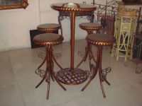 Sell antique bar table and bar chair