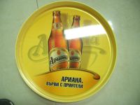 Sell plastic&tin anti-slip bar  beer tray, 28, 30, 32, 33, 35cm