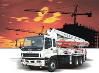 Sell truck-mounted concrete pump 37m with isuzu chassis