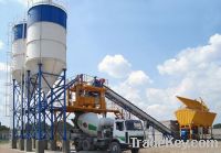 mobile concrete mixing plant