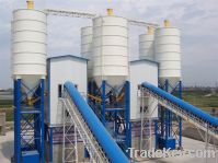 double concrete mixing plant