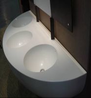 Sell thermoformed washbowl 100%  solid surface