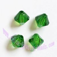 sell large bicone crystal acrylic plastic beads of jewelry findings