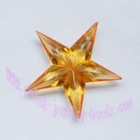 Sell wholesale large big star acrylic crystal bead pendant drops prism