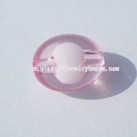 sell large cheap oval clear acrylic plastic crystal jewelry beads for