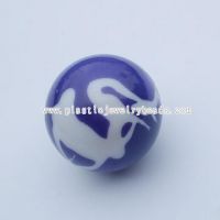 Sell fashion acryilc round plastic jewelry beads from beads factory