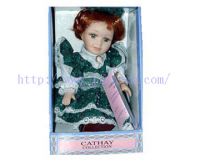 Sell porcelain doll and vinyl doll , promotion gift