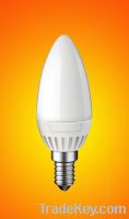 Economic LED Candle , 2W Warmwhite, LED bulb