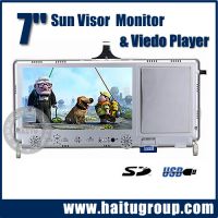 7-inch Sun Visor Car LCD Monitor