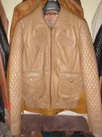 leather garments of defined beauty ,