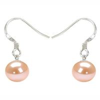 Sell AAA Pink Freshwater Pearl Earring